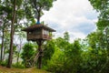 Beautiful creative handmade tree house Royalty Free Stock Photo