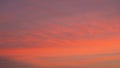 Beautiful crimson sunrise, morning sky background