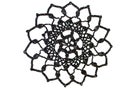 Beautiful crochet doily Royalty Free Stock Photo