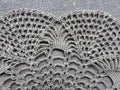 Beautiful crochet linen surface, Lithuania Royalty Free Stock Photo