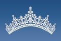 beautiful crown, tiara with gems