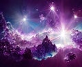 Beautiful crystal abstract background, light heaven cristals