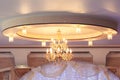 Beautiful crystal chandelier