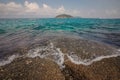 Beautiful crystal clear sea over rock , Thailand Royalty Free Stock Photo