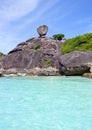 Beautiful crystal clear sea at Similan island