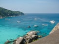 Beautiful crystal clear sea at tropical island, Similan island, Andaman sea, Thailand. Royalty Free Stock Photo