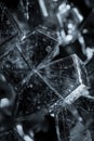 Beautiful Crystal Ice Pattern Royalty Free Stock Photo