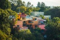 Beautiful Cuernavaca city landscape with houses