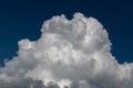 Beautiful cumulus cloud on the blue sky Royalty Free Stock Photo