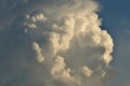 Beautiful cumulus cloud on the blue sky Royalty Free Stock Photo
