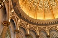 Beautiful cupola of Monserrate palace in Sintra Royalty Free Stock Photo