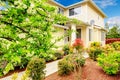 Beautiful curb appeal. Royalty Free Stock Photo