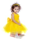 Beautiful curly girl Royalty Free Stock Photo