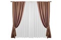 A beautiful curtain with a catch Royalty Free Stock Photo