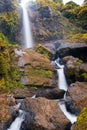 Beautiful `Curug Sewu` waterfall in the tropical forests of the Bruno region, Purworejo, Indonesia