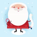 Beautiful cute Santa Royalty Free Stock Photo