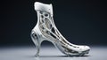 3D rendered futuristic high tech prothesis on an isolated background - Generative AI