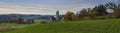 Beautiful dairy farm and cornfield