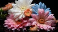 Beautiful Daisies and Gerbera Flowers. Mothers day concept.