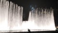 Beautiful dancing fountains in Dubai.