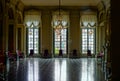 Beautiful dancing hall interior in classic french palace