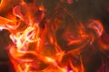 Beautiful dangerous firestorm abstract background. motion blur