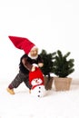 The beautiful Danish Christmas Elf Royalty Free Stock Photo