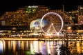 Sydney, NSW/Australia: Central Business District - Darling Harbour at night