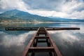 Beautiful view to lake in Bali