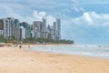 Beautiful day at the beach of Boa Viagem in Recife, Pernambuco state, Brazil