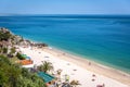 Beautiful day in Galapinhos Beach in ArrÃÂ¡bida National Park in Portugal Royalty Free Stock Photo