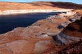 Beautiful day at Glen Canyon dam and Lake Powell in Page, Arizona Royalty Free Stock Photo