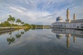 Beautiful day at Kota Kinabalu City Mosque Sabah Borneo, Malaysia Royalty Free Stock Photo