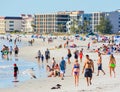 A beautiful day at Madeira Beach on the Gulf of Mexico, Florida