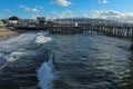 Beautiful Day at the Redondo Beach Pier, Los Angeles County, California Royalty Free Stock Photo