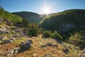 Beautiful daylight mountain landscape