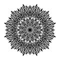 Beautiful Deco Mandala Vector. Decor, december. Royalty Free Stock Photo