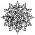 Beautiful Deco Mandala (Vector) Royalty Free Stock Photo