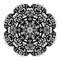 Beautiful Deco Mandala (Vector) Royalty Free Stock Photo