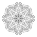 Beautiful Deco Mandala (Vector) Royalty Free Stock Photo