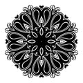 Beautiful Deco Mandala (Vector) Royalty Free Stock Photo