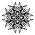 Beautiful Deco Mandala (Vector) Royalty Free Stock Photo