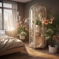 beautiful decorate room generated by AI tool