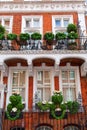 Beautiful decorated fence in Kensington, London