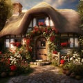 beautiful decorated house generated by AI tool