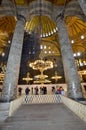 Beautiful decoration inside Topkapi palace Royalty Free Stock Photo