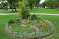 Beautiful decoration in the middle of park. Outdoor design concept. Beautiful backgrounds. Maldives