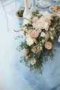 Beautiful decoration for wedding banquet Royalty Free Stock Photo