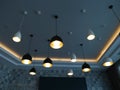 Decorative lightings in the interior Royalty Free Stock Photo