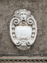 Old decorative ornament on wall, Lithuania Royalty Free Stock Photo